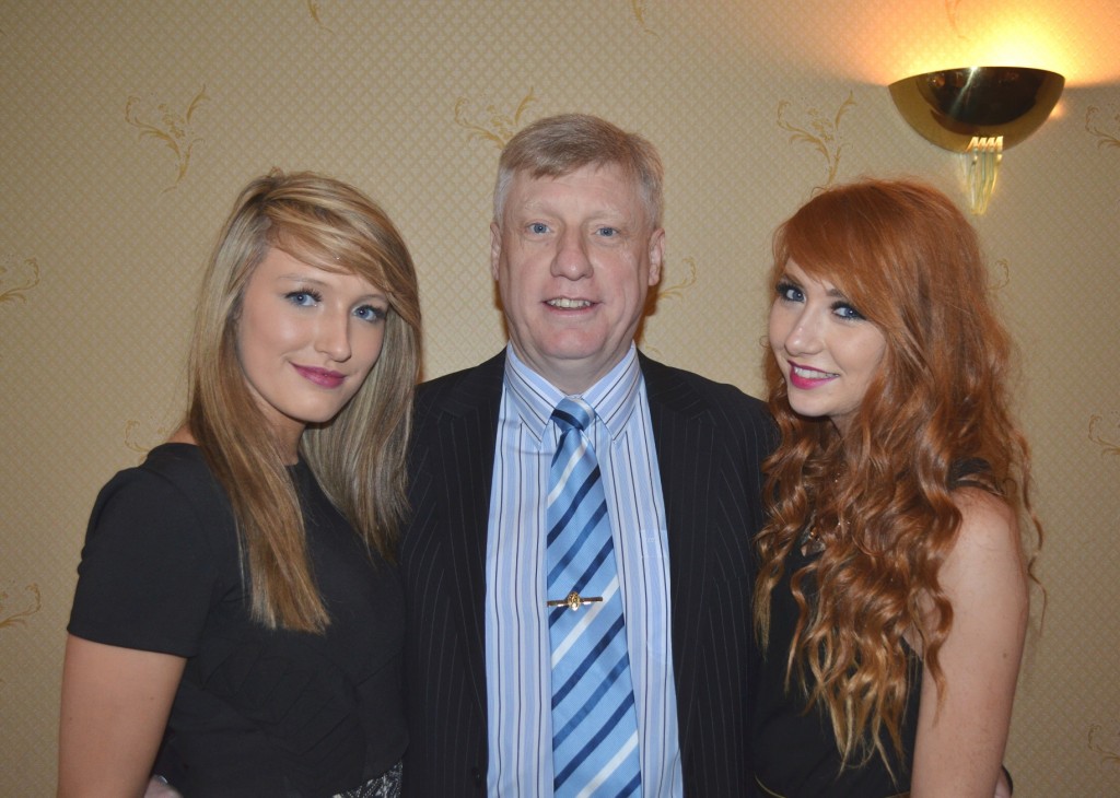 Eric with his daughters Niamh and Eilish
