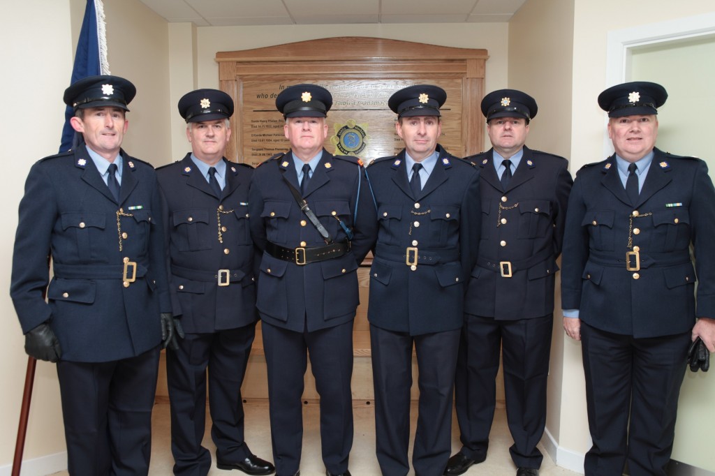 Sgt Con Dooley, Sgt Canice O Gorman, Insp. Liam Connelly, Sgt Pat Baldwin Sgt Liam Connelly & Sgt Cormac Connell