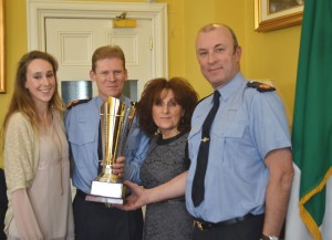 Naomi Murphy, Supt Paul Moran, Dolores Murphy and Asst Comm John Twomey