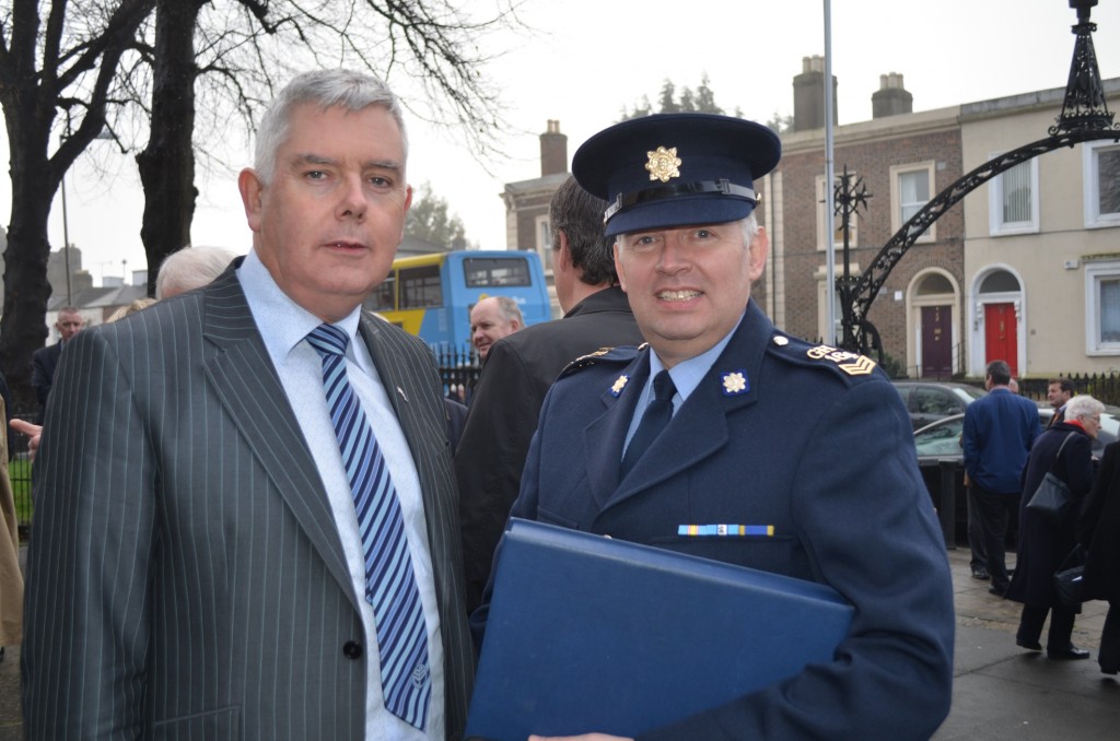 Deputy General Secretary, John Jacob and Will Gardner,  Garda HQ