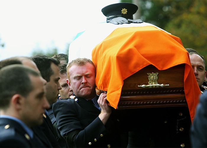 Tributes Paid To Garda Tony Golden