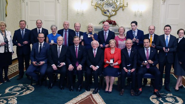 New Cabinet meets after receiving seal of office