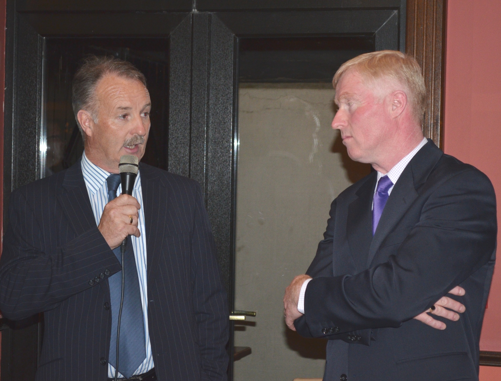 Chief Supt Rattigan wishes John well in his retirement