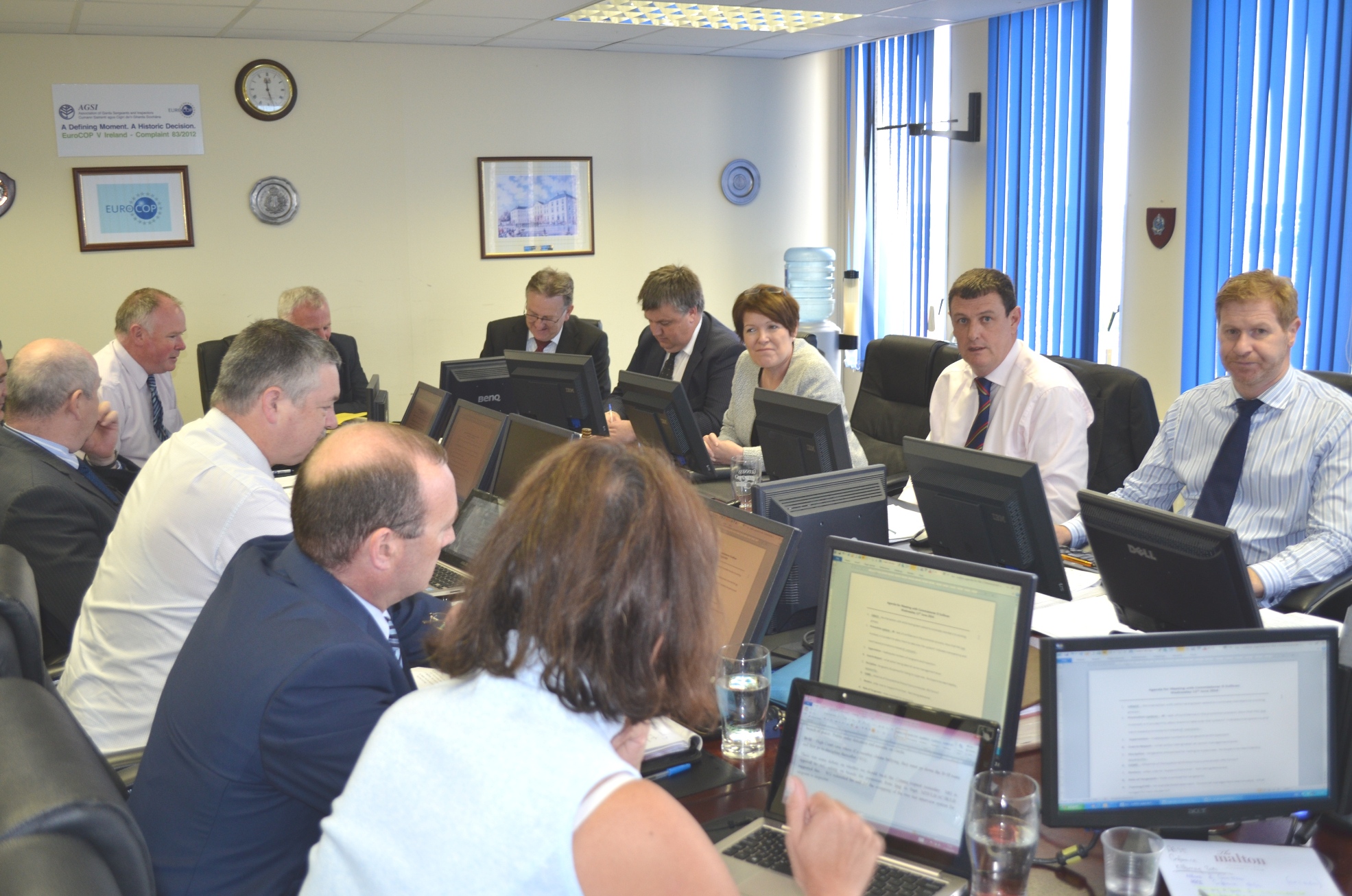 Commissioner O'Sullivan meets AGSI National Executive