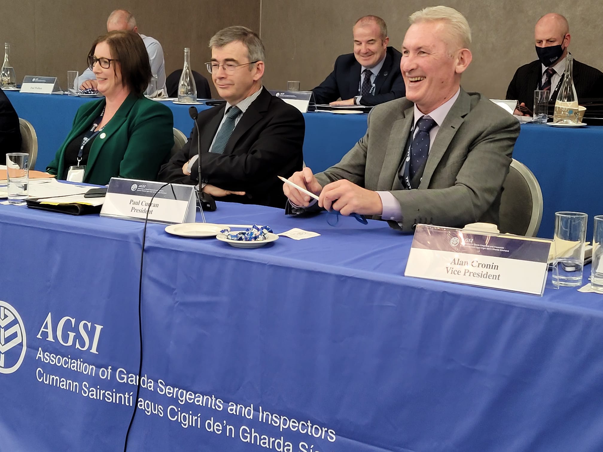 AGSI President Paul Curran  Speech to Garda Commissioner Drew Harris