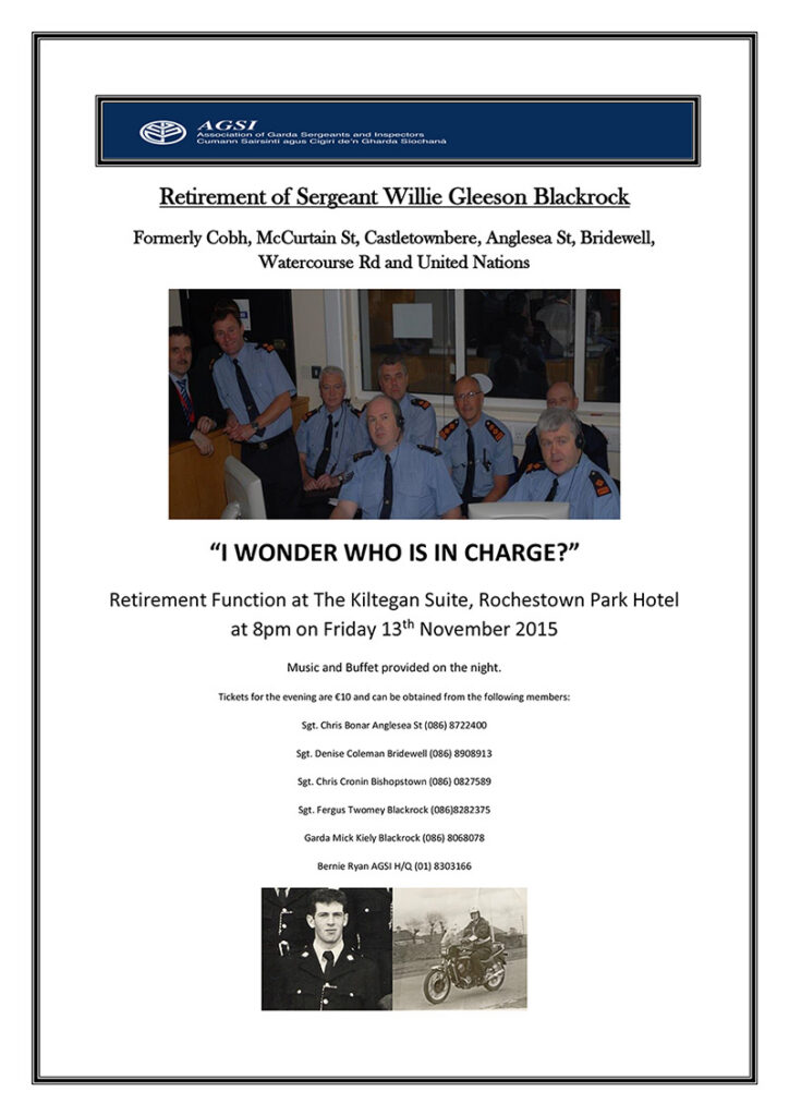  AGSI VP Retirement Function Poster