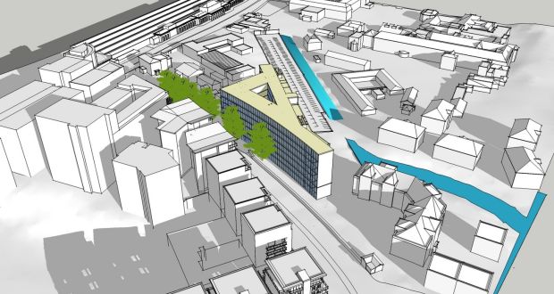 Designs for new garda national support headquarters on Military Road near Heuston Station. Source: OPW